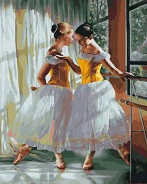 Ballet Dancers paint by numbers