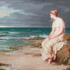 Lady Watching The Sea paint by numbers