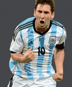 Lionel Messi Celebrity paint by numbers