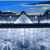 Louvre Museum Paris paint by numbers