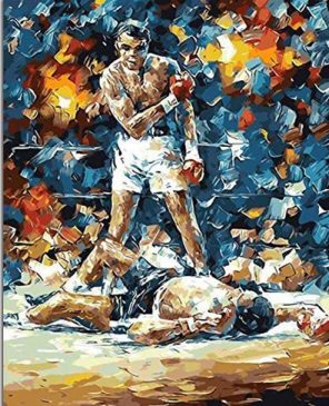 Muhammad Ali Klay paint by numbers
