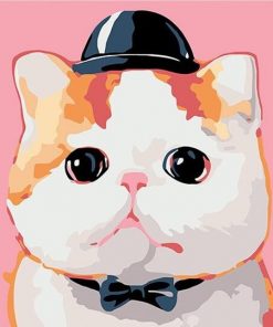 Officer Cat paint by numbers