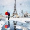 Paris Winter paint by numbers
