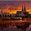 Regensburg Sunset paint by numbers