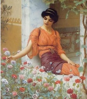 William Godward Summer Flowers paint by numbers