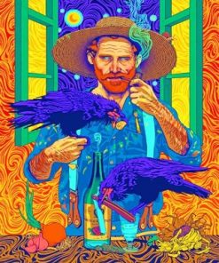 Handsome Vincent Vang Gogh paint by numbers