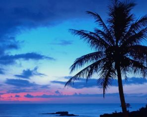 Blue Sunset paint by numbers