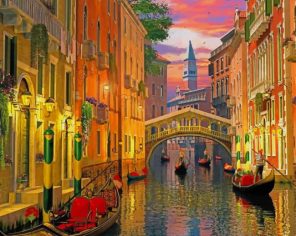 Venice At Night paint by numbers