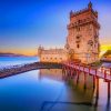 Belem Tower Lisbon paint by numbers