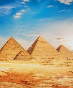 Great Pyramid Of Giza Egypt paint by number
