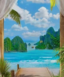 Hạ Long Bay Vietnam paint by numbers
