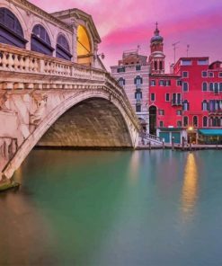 Rialto Bridge Italy paint by number
