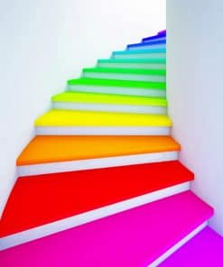 Colorful Stairs paint by numbers