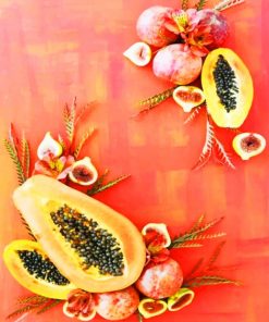 Fruits Photography paint by numbers