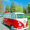 VW Microbus Paint by numbers