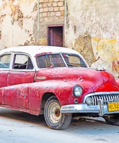 Vintage Car paint by numbers