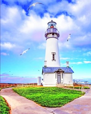 Yaquina Head Lighthouse Paint by numbers