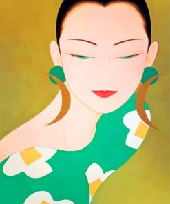Beautiful Asian Woman Paint by numbers