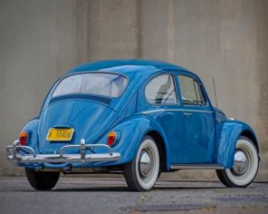 Blue Volkswagen Beetle Paint by numbers