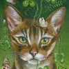 Cat And Butterfly paint by numbers