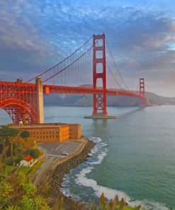 Golden Gate Bridge California Paint by numbers