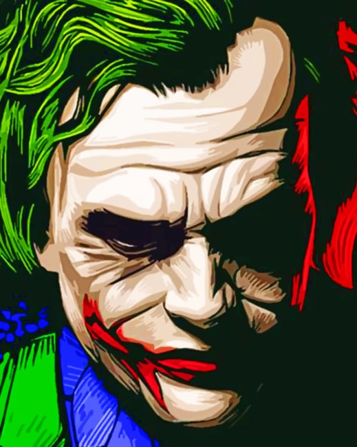 Joker Paint By Numbers - ThePaintByNumbers.COM