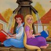 Rapunzel And Belle paint by numbers