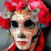 Sugar Skull Mask paint by numbers