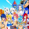 Fairy Tail Anime Paint by numbers