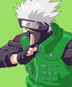 Aesthetic Kakashi Paint by numbers