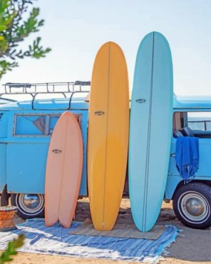Aesthetic Surfboards paint by numbers