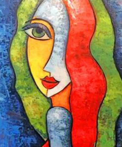 Aesthetic Woman Art paint by numbers