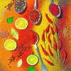Colorful Spices Paint by numbers