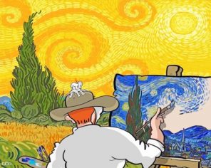 Starry Night Van Gogh Paint by numbers