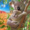 Koalas Bear paint by numbers