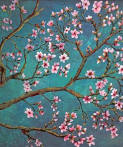 cherry blossom tree Art paint by number