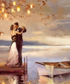 Romantic Couple Dancing paint by numbers