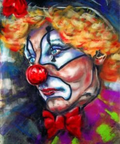 Sad Clown paint by numbers