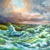Sea Waves paint by numbers
