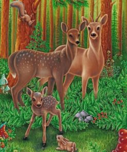 forest-animals-paint-by-number