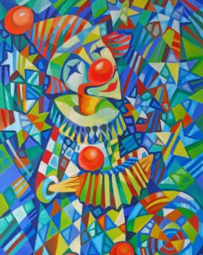 Pop Art Clown Paint by numbers