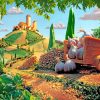 Tuscan Scene paint by numbers