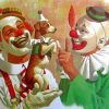 Clowns And Dog Paint by numbers