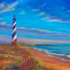 cape hatteras lighthouse paint by number