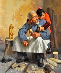 grandfather-and-granddaughter-paint-by-numbers