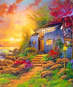 sunny-morning-kinkade-paint-by-numbers