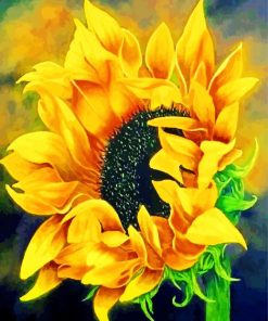 Blooming Sunflower Paint by numbers