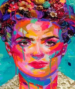 Colorful Frida Art Paint by numbers