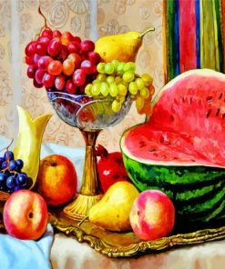 Fruits Still Life Paint by numbers