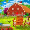 Spring Farm Paint by numbers